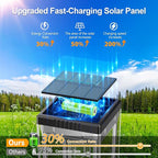 6-Pack Warm White Solar Path Lights, Outdoor Garden LED