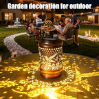 Hummingbird Solar Hanging Lanterns, Rustic Yard Decor