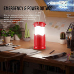 4-Pack Metal Courtyard Solar Lanterns for Patio, Waterproof LED