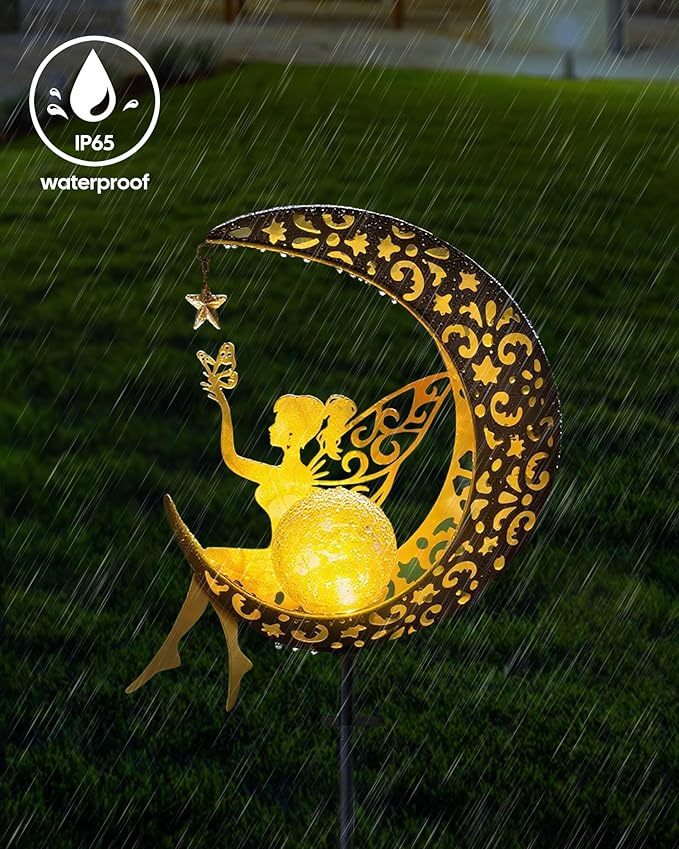 Garden Solar Lawn Figurine Light, Waterproof