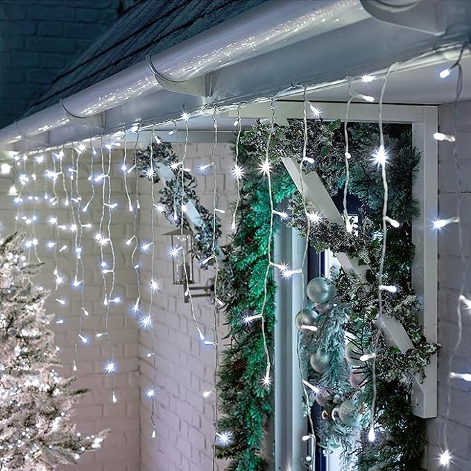 Christmas String Lights, 33ft 400 LED Waterproof Twinkle Lights