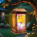 Classic Dragonfly Solar Lanterns for Yard, Waterproof LED