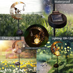 Warm White Solar Path Lights, Outdoor Walkway LED