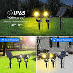 Solar Landscape Spotlights, LED