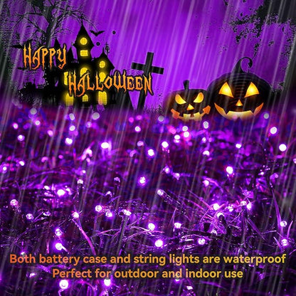 33ft Christmas LED String Lights, Waterproof Timer Lights