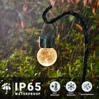 Solar Flower Lanterns 8-Pack, Patio Hanging LED Decor