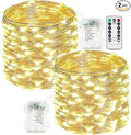 200 LED Christmas Twinkle Lights, 66ft Waterproof for Backyard