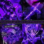 8-Pack Christmas LED String Lights, Waterproof Timer Lights
