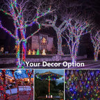 Battery Christmas Lights, 66ft Multicolor Remote & Timer