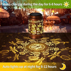 Dragonfly Solar Lantern Set, Classic Backyard Lighting