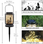 Cat Solar Garden Lanterns, Elegant Waterproof LED