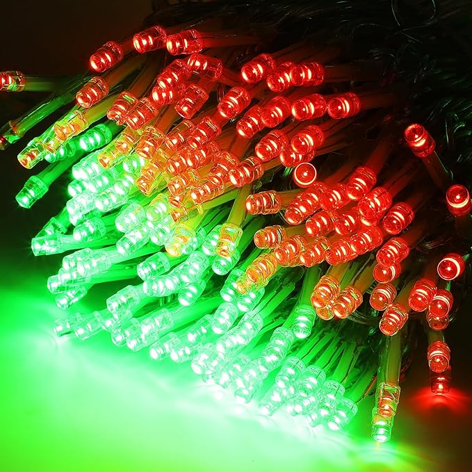 300 LED Christmas Twinkle Lights, 5ft Waterproof for Patio