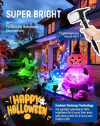 RGB Color-Changing Solar Spotlights, Waterproof Garden LED