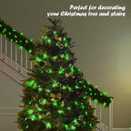 20ft Christmas LED String Lights, Waterproof Timer Lights