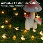 Outdoor String Lights, 8ft Waterproof LED
