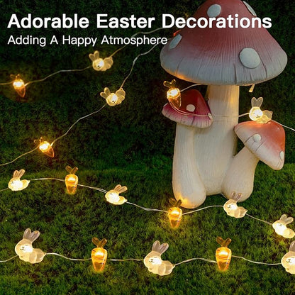 Outdoor String Lights, 8ft Waterproof LED