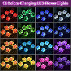 4-Pack Outdoor String Lights, 13ft Waterproof LED