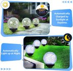 Solar Garden Path Lights, Waterproof