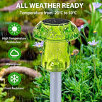 Multicolor Solar Pathway Lights 16-Pack, Garden LED