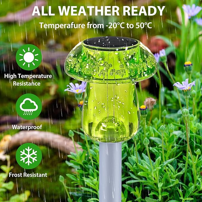 Multicolor Solar Pathway Lights 16-Pack, Garden LED