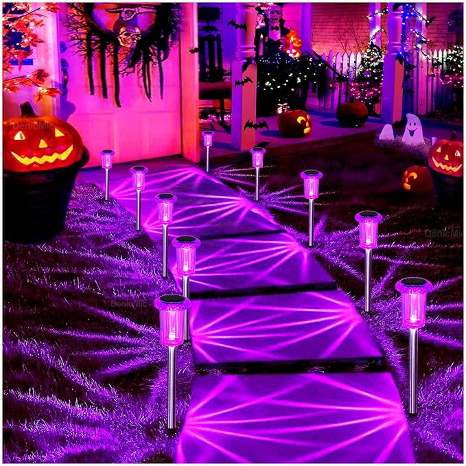Solar Pathway Lights 10-Pack, Yard LED