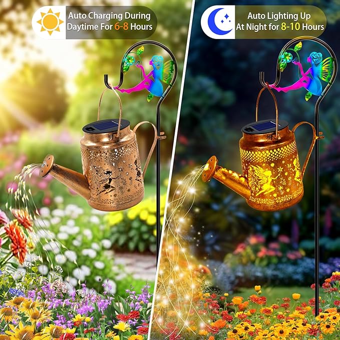 Courtyard Solar Lantern Set, Elegant Yard Lighting