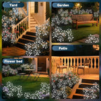 2-Pack Solar Landscape Lights for Driveway
