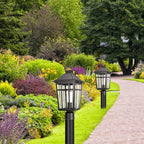 Solar Fence Post Caps 2-Pack, Yard LED