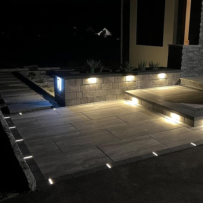 Warm White Solar Pathway Lights, Walkway LED
