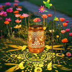 Hummingbird Solar Lantern Set, Charming Outdoor Lighting