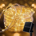 Battery Christmas Lights, 72ft Warm White Timer
