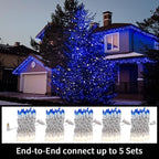 Christmas Twinkle Lights, 20ft Waterproof for Porch