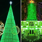 2-Pack Christmas String Lights, 180ft 500 LED Waterproof Twinkle Lights