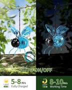 Blue Solar Pathway Lights, Garden LED