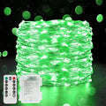 100 LED Christmas Twinkle Lights, 33ft Waterproof for Yard
