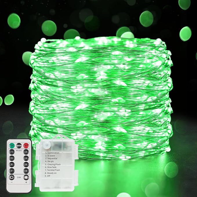 200 LED Christmas Twinkle Lights, 66ft Waterproof for Patio