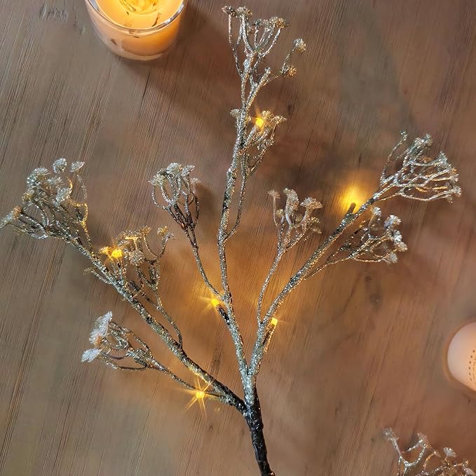 Christmas Twinkle Lights, 6ft Waterproof for Patio
