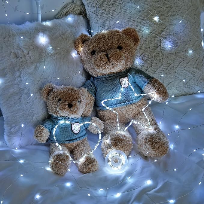 4-Pack Christmas String Lights, 1ft 50 LED Waterproof Twinkle Lights