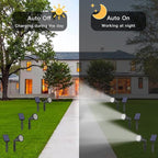 2-Pack Solar Spotlights, Landscape Lights