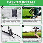 Solar Pathway Lights 10-Pack, Garden LED