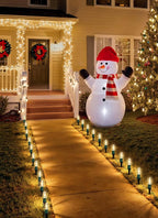 9 LED Christmas Twinkle Lights, 26ft Waterproof for Patio