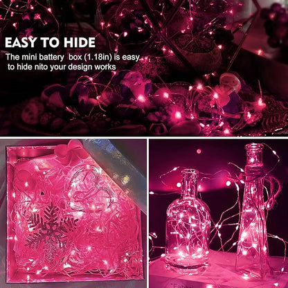 100-Pack Christmas String Lights, 20 LED Waterproof Twinkle Lights