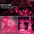 Christmas Patio String Lights 12-Pack, 20 LED Waterproof