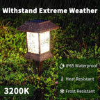 Solar Yard Path Lights 6-Pack, IP65 Waterproof