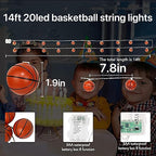 14ft String Lights for Backyard, Waterproof LED