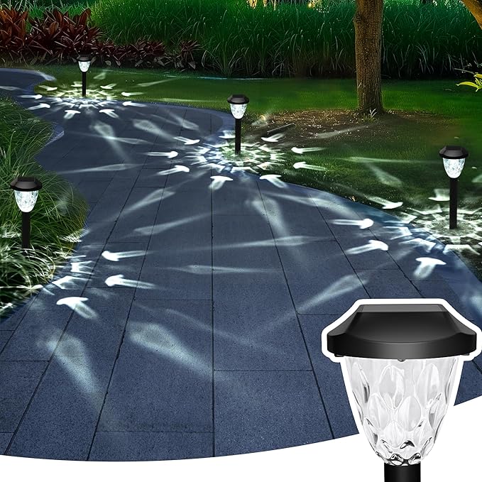 Solar Pathway Lights 8-Pack, Walkway LED