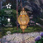 Moroccan Solar Lanterns, Waterproof LED Outdoor Lights