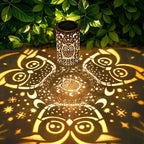 Decorative Owl Solar Lanterns for Garden, Waterproof LED