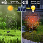 2-Pack Solar Landscape Lights for Driveway