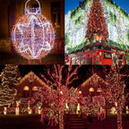 300 LED Christmas Twinkle Lights, 5ft Waterproof for Patio